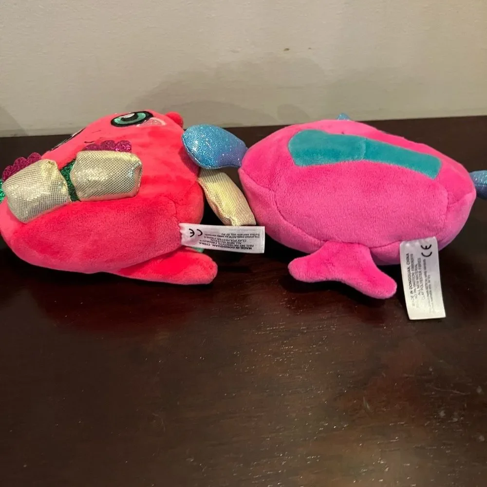 MushMeez Narwhal Medium Plush Style: Narwhal and dragon bundle